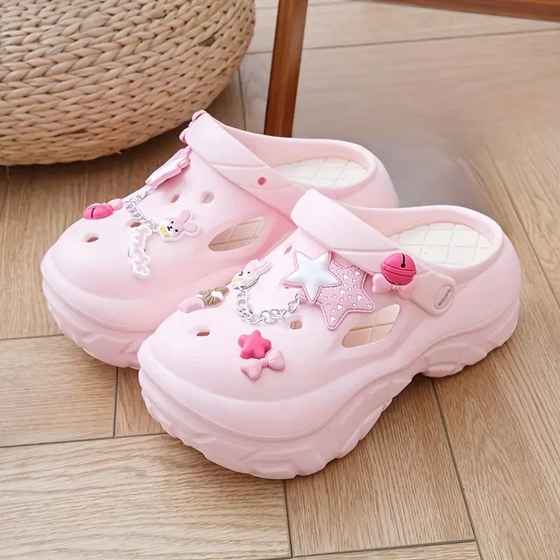 Coco pink clogs